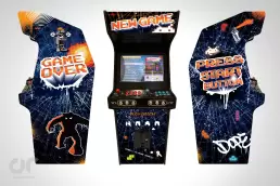 Arcade machine wrap design Carlos Nieto